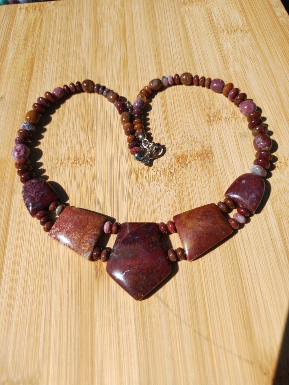 Jay King DTR mine finds 925 Sterling Silver Andorra Moss Agate Necklace